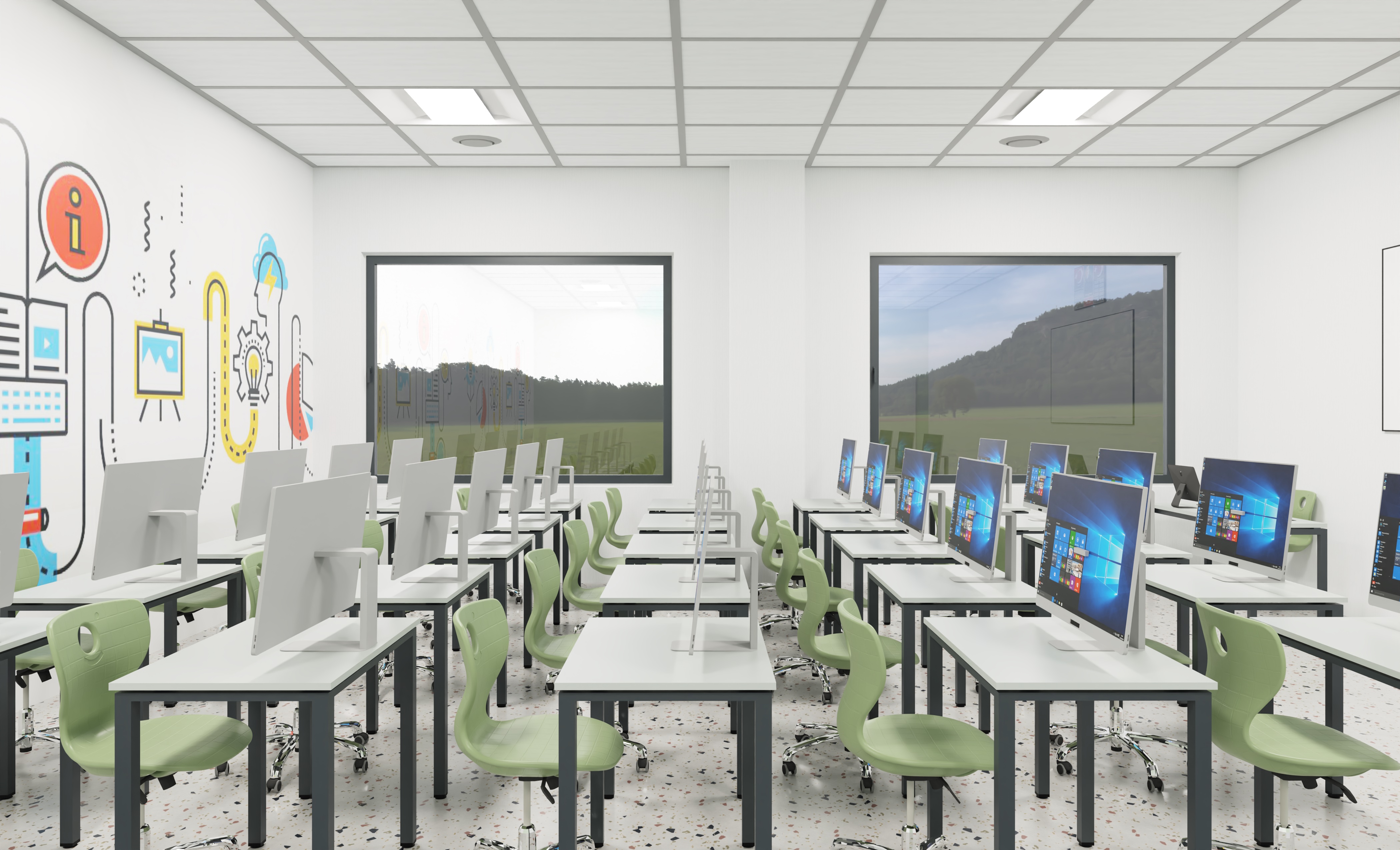 Müzik Resim Bigisayar,Kütüphane,Akıl Oyunları ve Diğer Hobi Odaları Projeleri