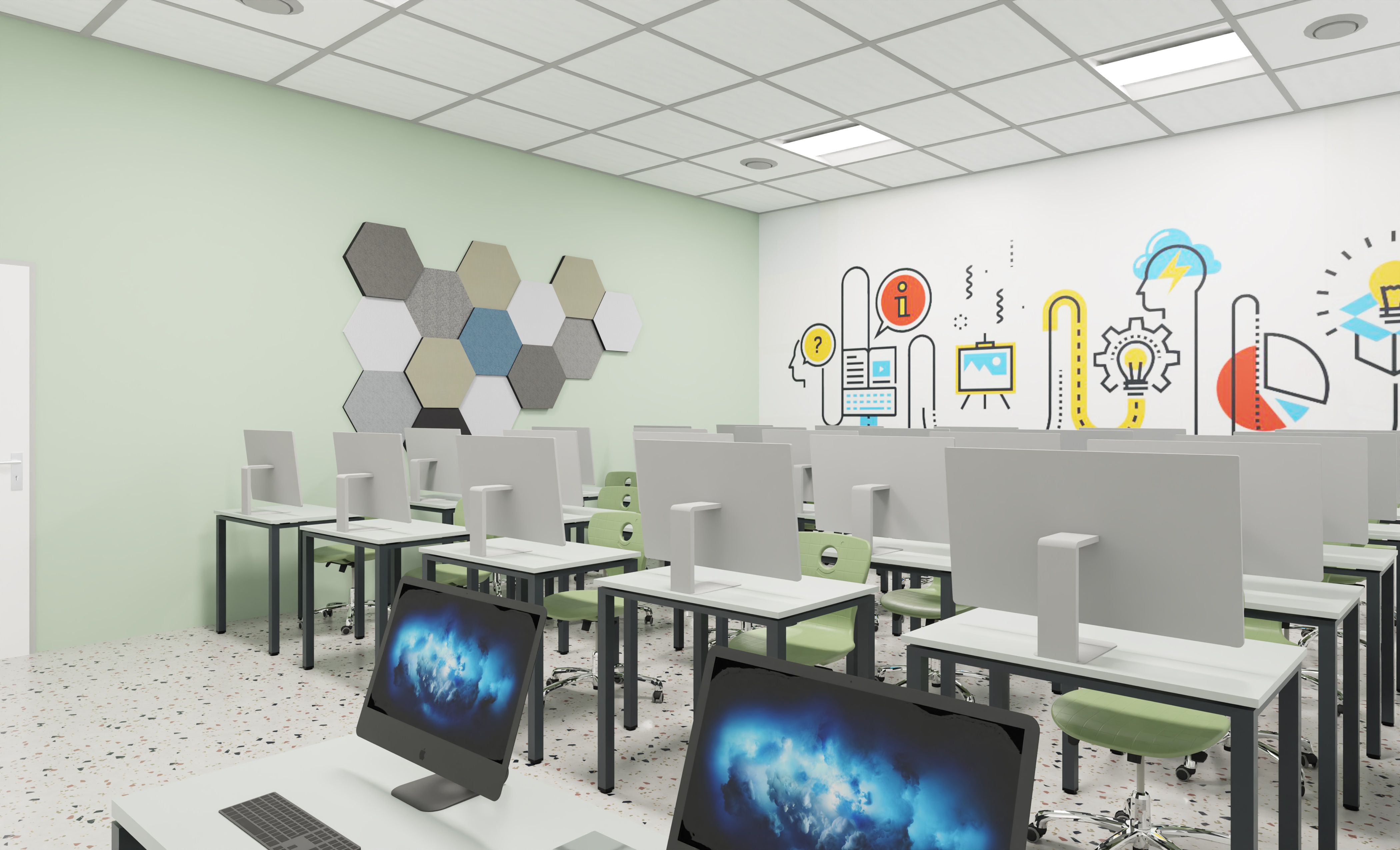 Müzik Resim Bigisayar,Kütüphane,Akıl Oyunları ve Diğer Hobi Odaları Projeleri