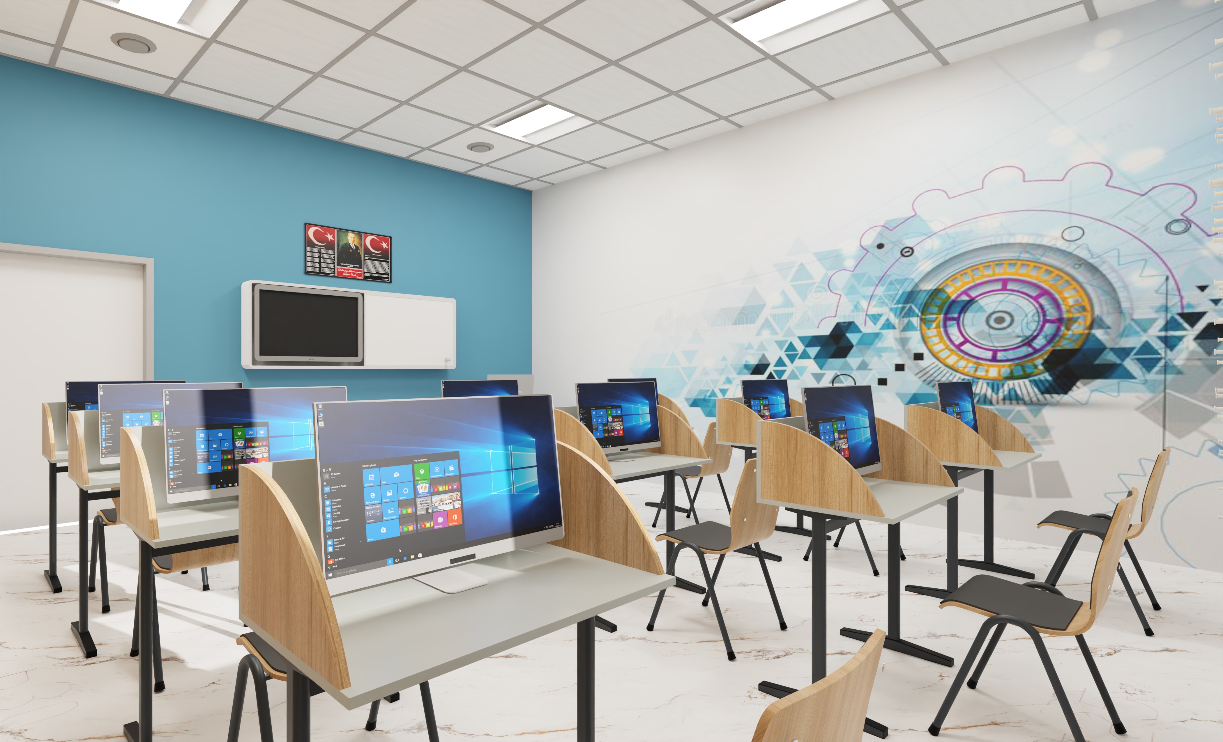 Müzik Resim Bigisayar,Kütüphane,Akıl Oyunları ve Diğer Hobi Odaları Projeleri