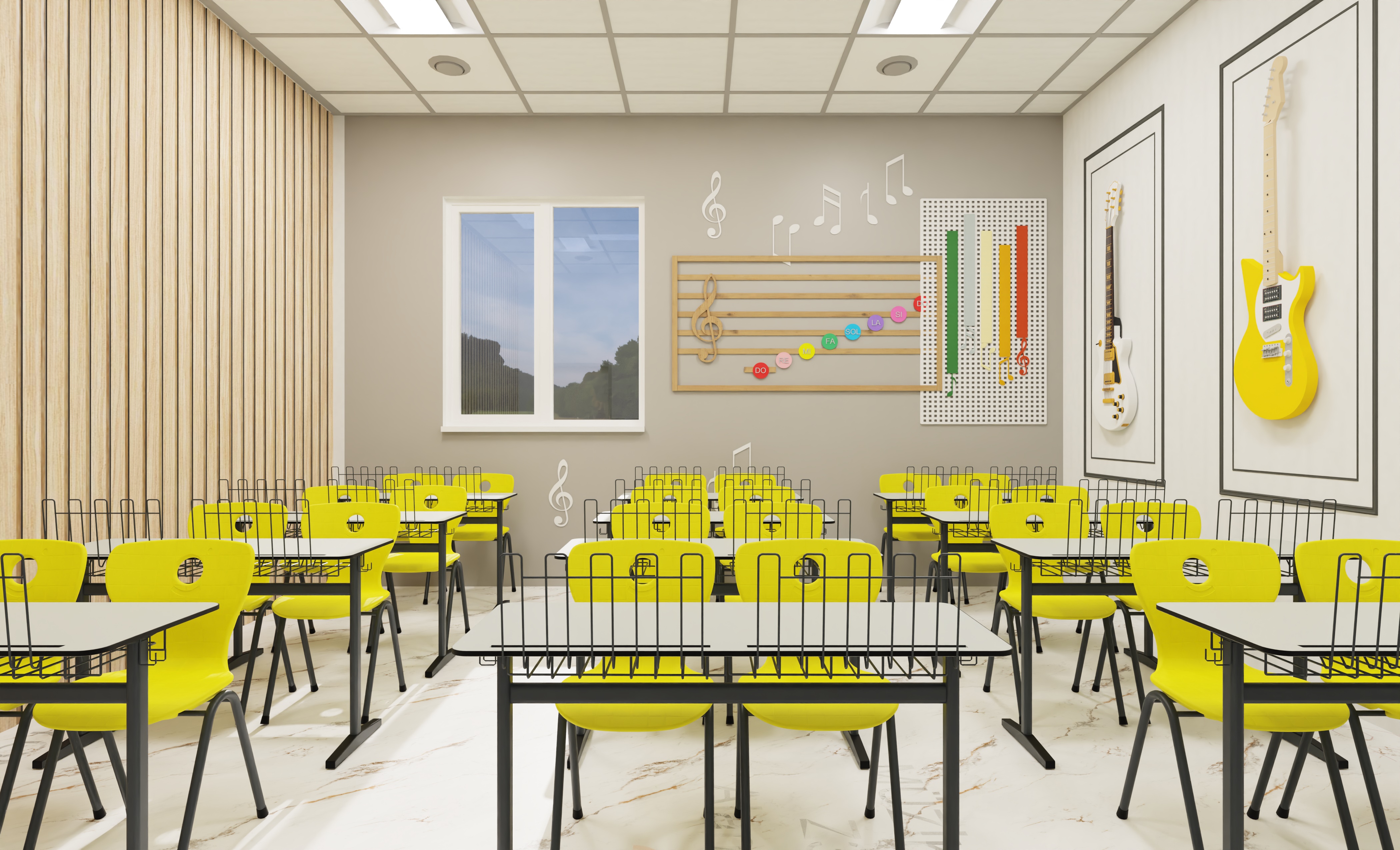 Müzik Resim Bigisayar,Kütüphane,Akıl Oyunları ve Diğer Hobi Odaları Projeleri