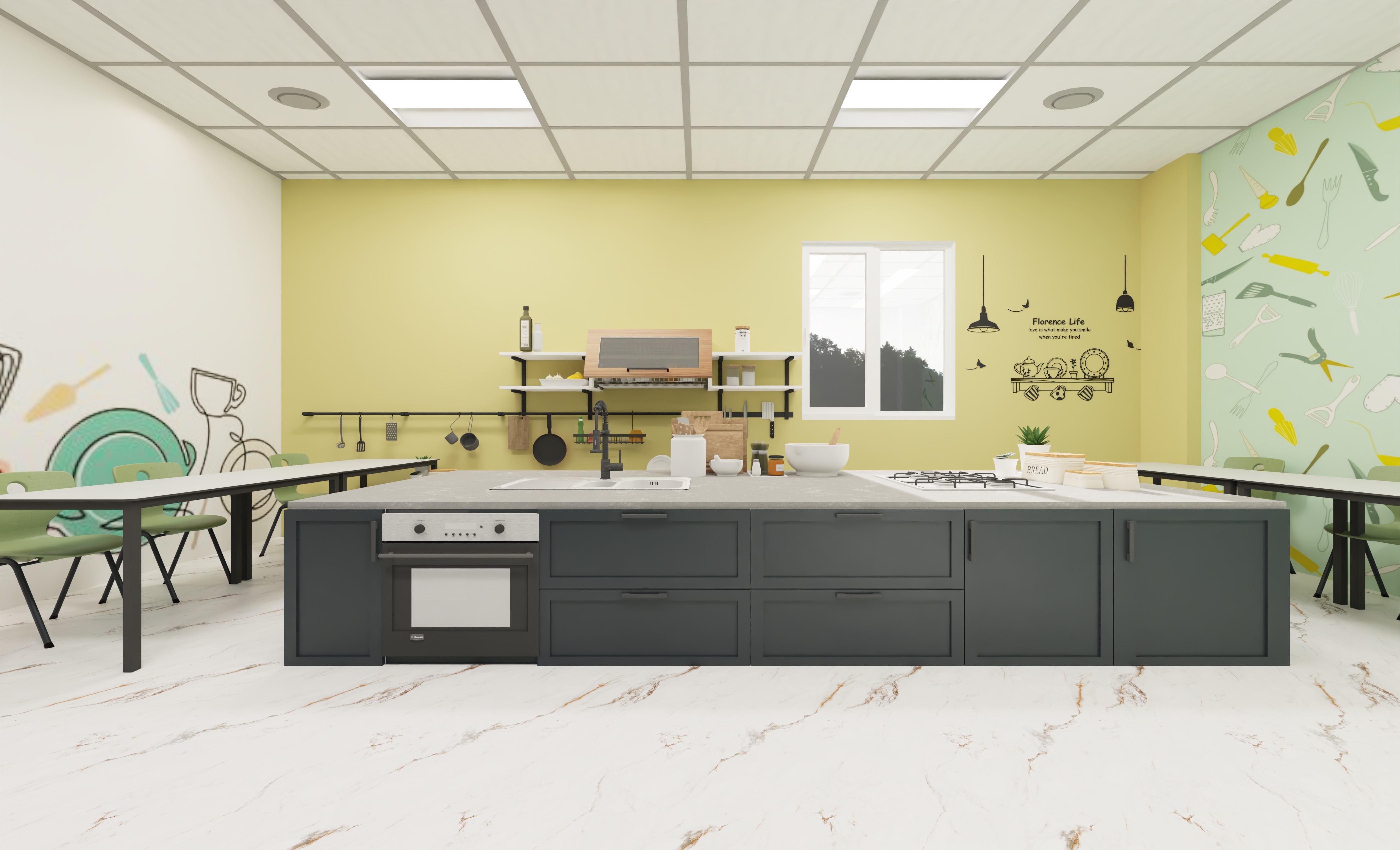 Müzik Resim Bigisayar,Kütüphane,Akıl Oyunları ve Diğer Hobi Odaları Projeleri