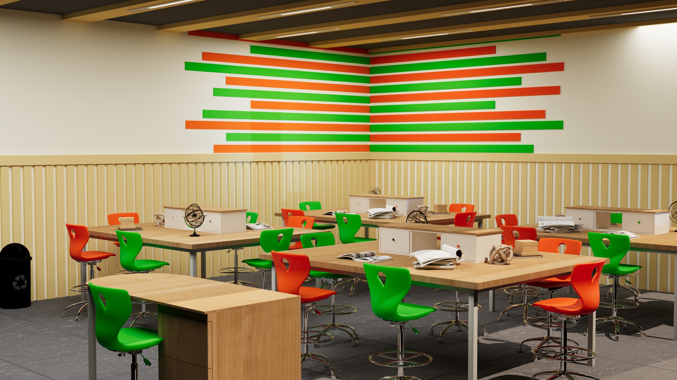 Müzik Resim Bigisayar,Kütüphane,Akıl Oyunları ve Diğer Hobi Odaları Projeleri